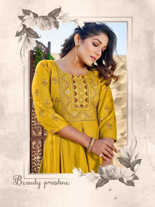 Hirwa Suncity Vol 2 Plus Size Designer Long Anarkali Kurti Collection